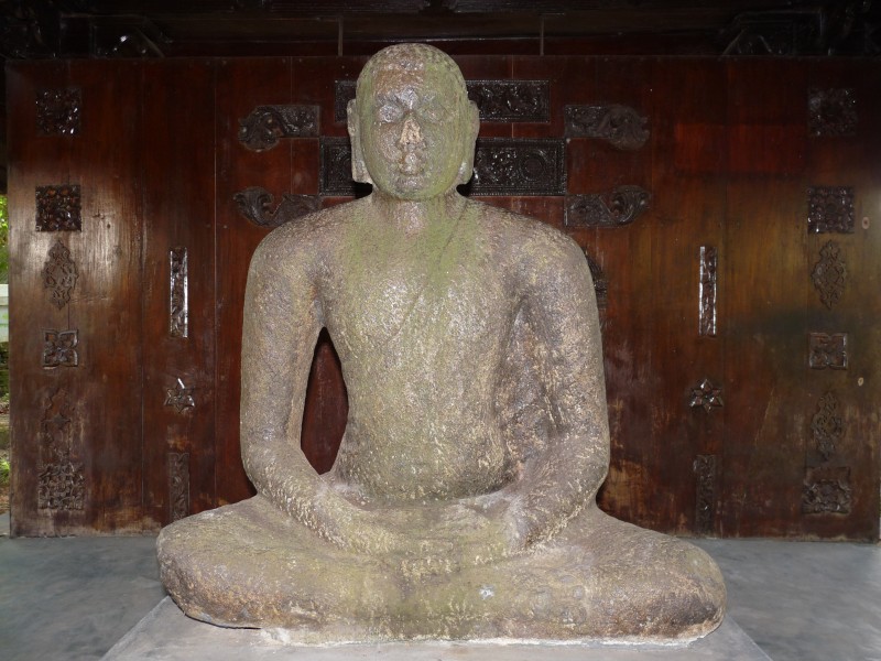 Tenth century granite Buddha recovered from Maruthurkulangara