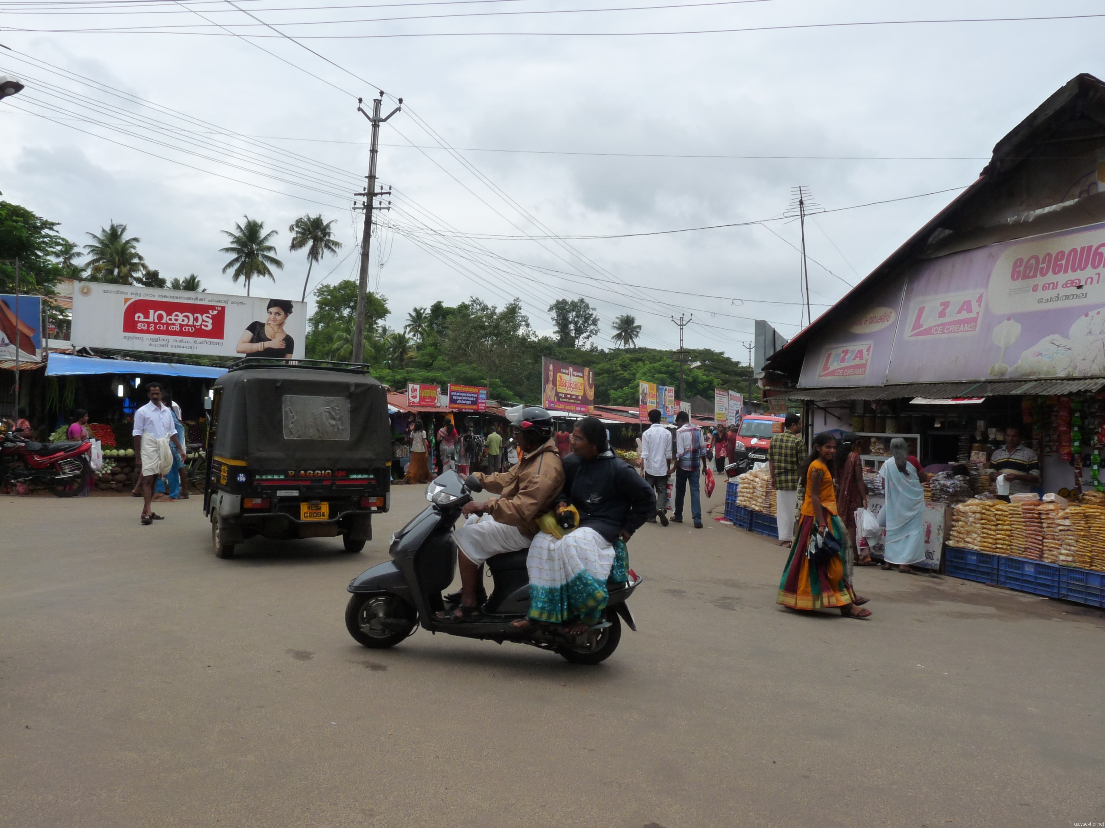 Cherthala Angadi or market. 26 August 2012