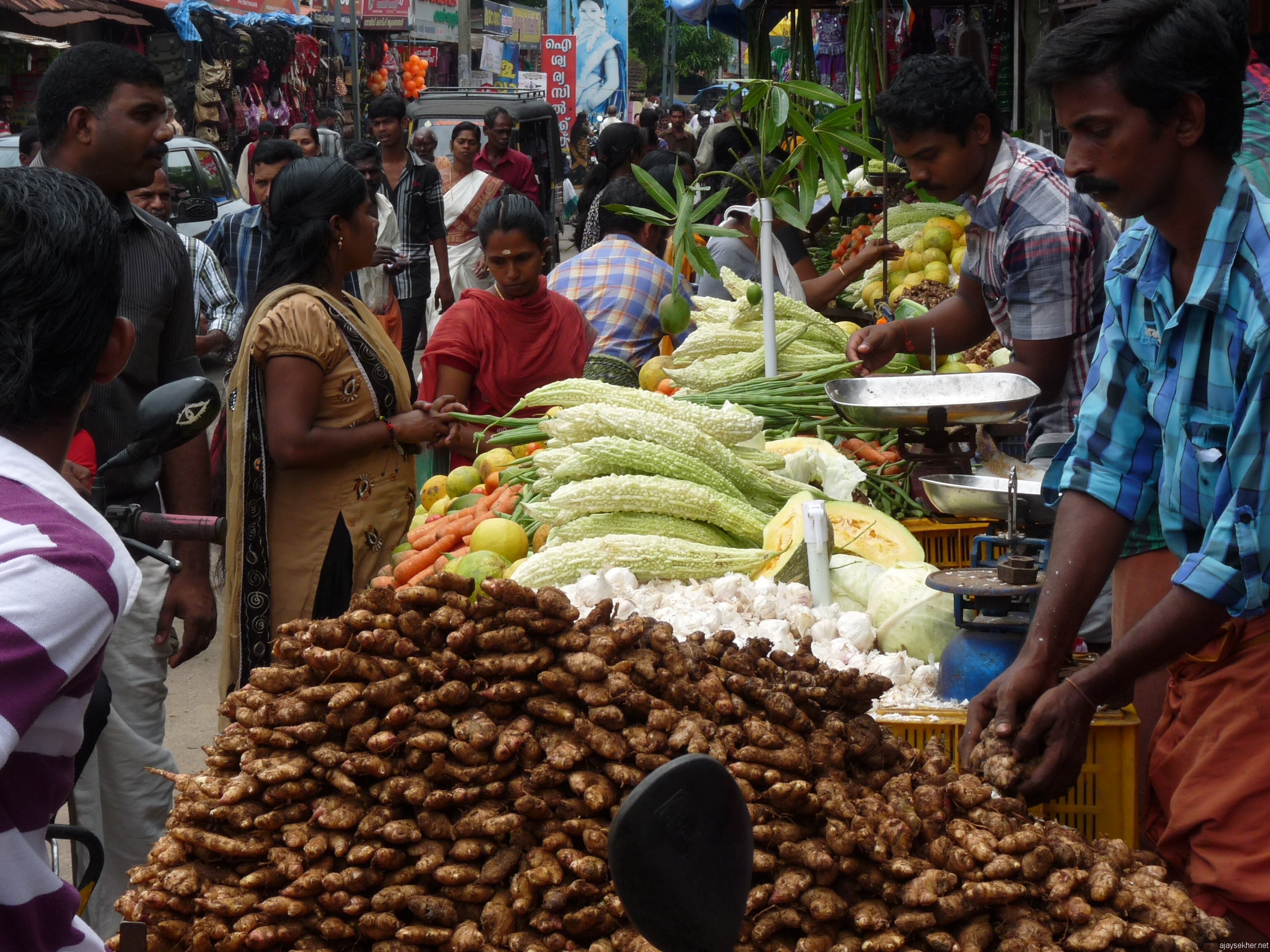 Cherthala market. 26 August 2012