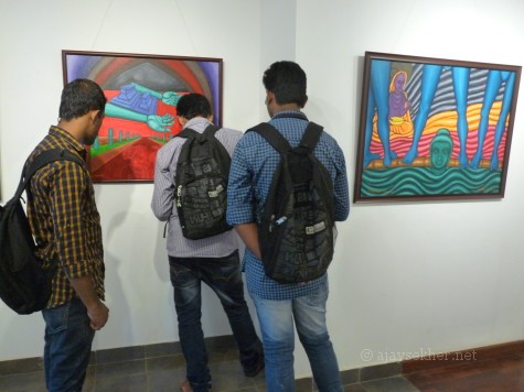 Students and youth at "image/carnage 2" at Calicut