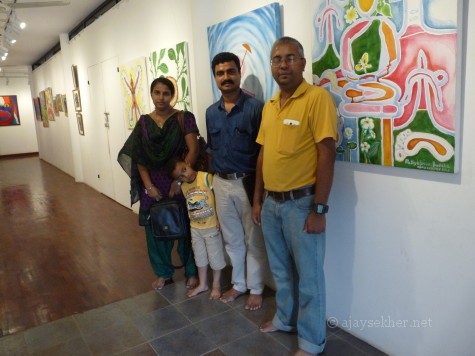 Santhosh Manichery and family from Talasery at image/carnage 2 at Calicut.