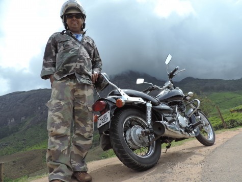 Before the mist-caped Chokramudi or Chakra Mudi near Lockheart Gap on Munnar - Bodhi Nayakanur highway