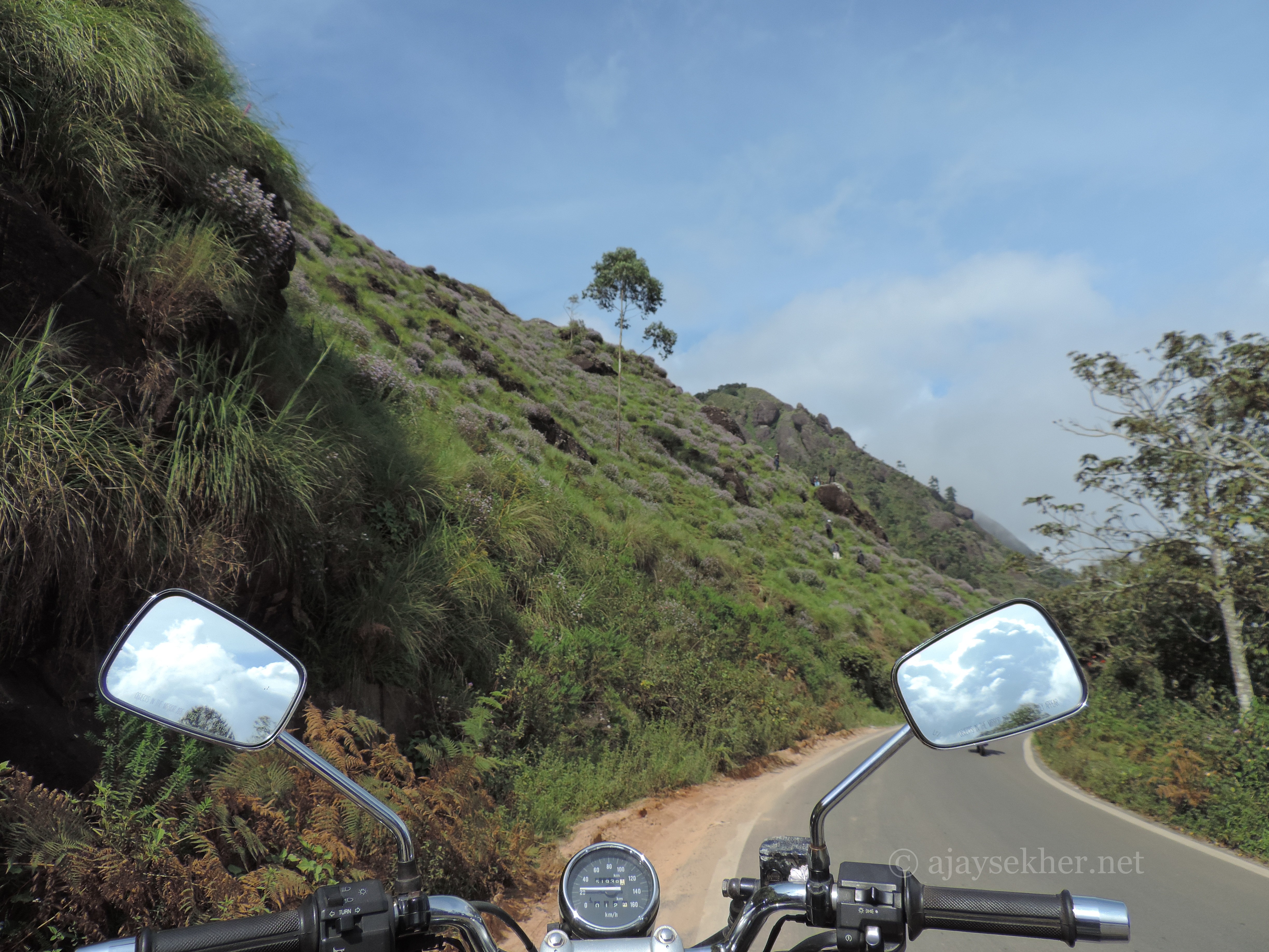 Riding to the Anamalais to see the Kurinji bloom by the Gap road on Munnar - Bodhi Medu road.